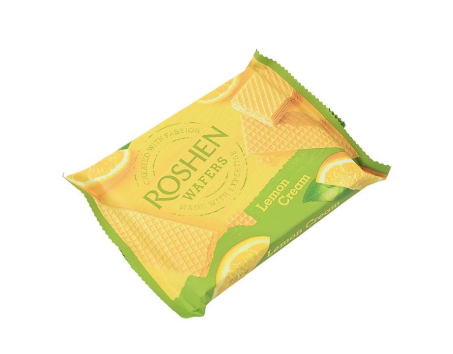 Вафлі Roshen Wafers лимон 72г